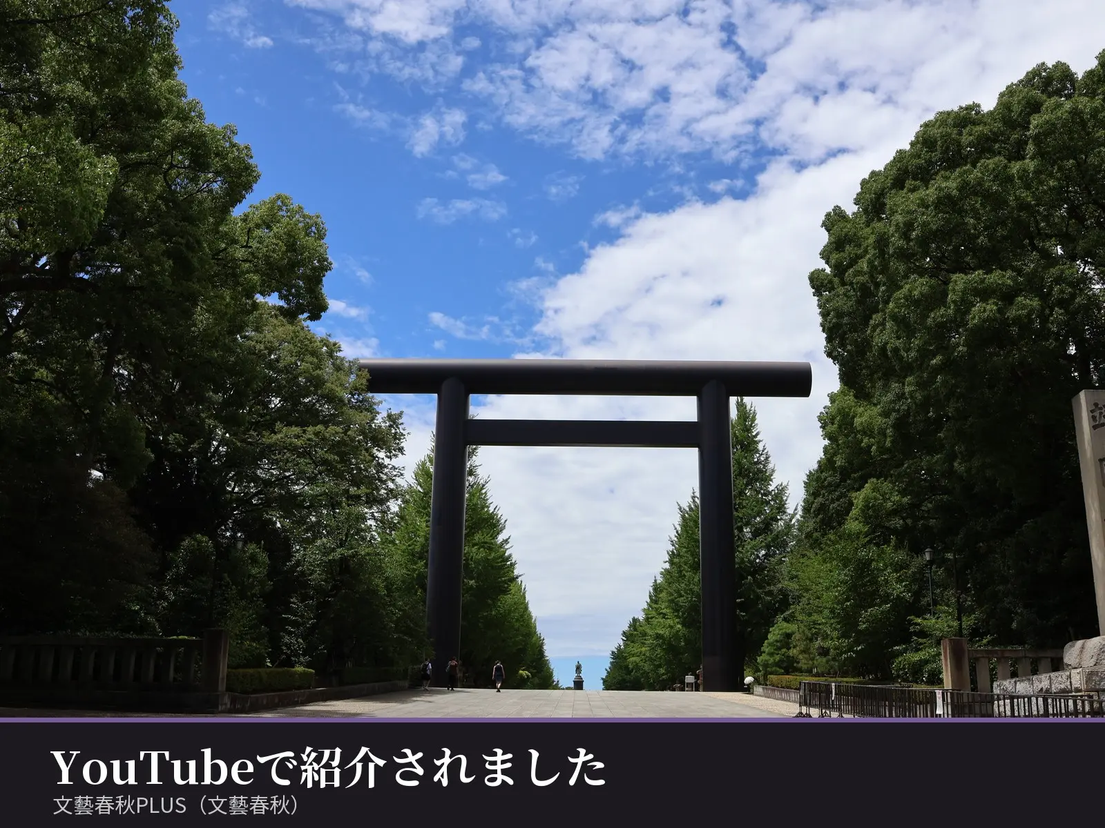 大鳥居と参道